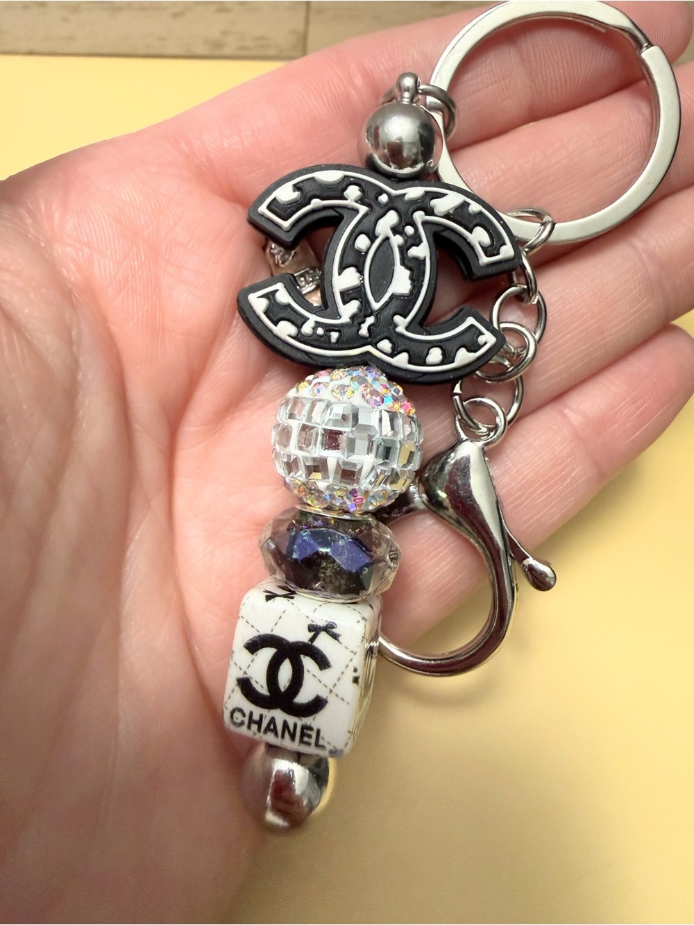 New Beaded Fashion Designer Inspired Purse Charm/Keychain